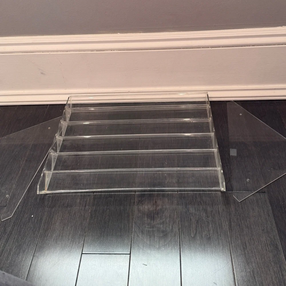 Clear Acrylic Display Stand for Nail Polish, Makeup, etc Womens Home Girls